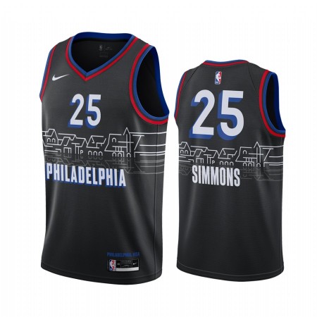Herren NBA Philadelphia 76ers Trikot Ben Simmons 25 2020-21 City Edition Swingman